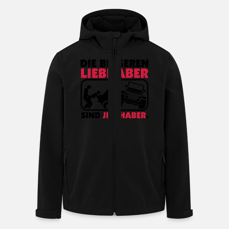 Ohne Worte. - Recycelte Männer Softshell-Jacke von Stanley/Stella - Schwarz