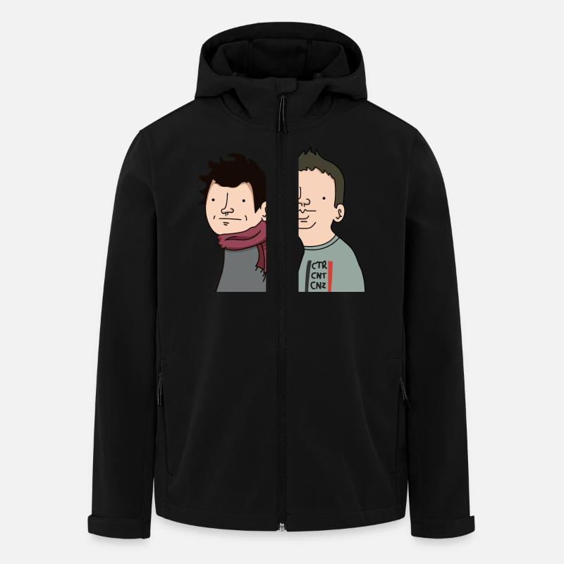 Laink et Terracid Wankuls - Veste softshell homme en polyester recyclé Stanley/Stella - noir