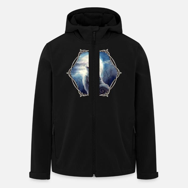 Freki - Recycelte Männer Softshell-Jacke von Stanley/Stella - Schwarz