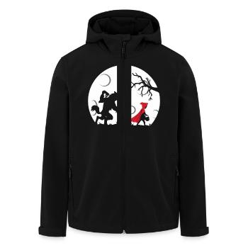 Rotkäppchen - Recycelte Männer Softshell-Jacke von Stanley/Stella - Schwarz - Vorne - AI Model Male 185 light (185cm)