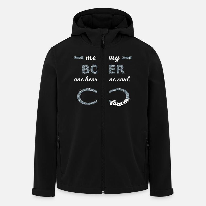 Me&my german Boxer Infinity dog s dogs lovers - Men’s Recycled Softshell Jacket by Stanley/Stella - black