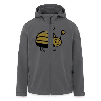 kleiner Käfer - Recycelte Männer Softshell-Jacke von Stanley/Stella - Schwarz - Vorne - AI Model Male 185 light (185cm)