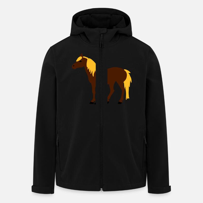 Haflinger - Veste softshell homme en polyester recyclé Stanley/Stella - noir