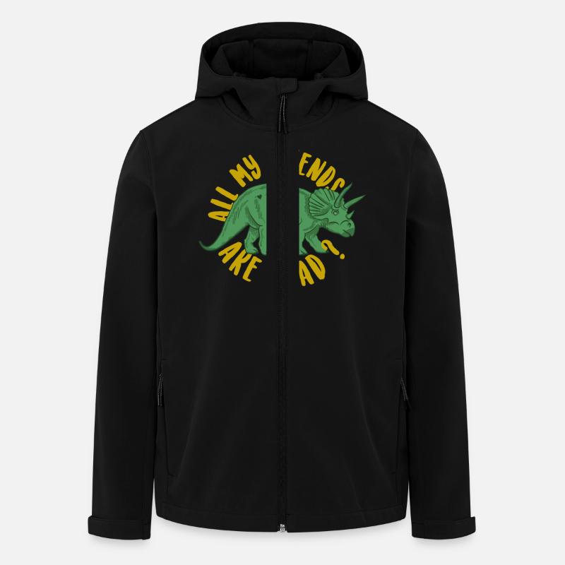 all my friends are dead? - Recycelte Männer Softshell-Jacke von Stanley/Stella - Schwarz