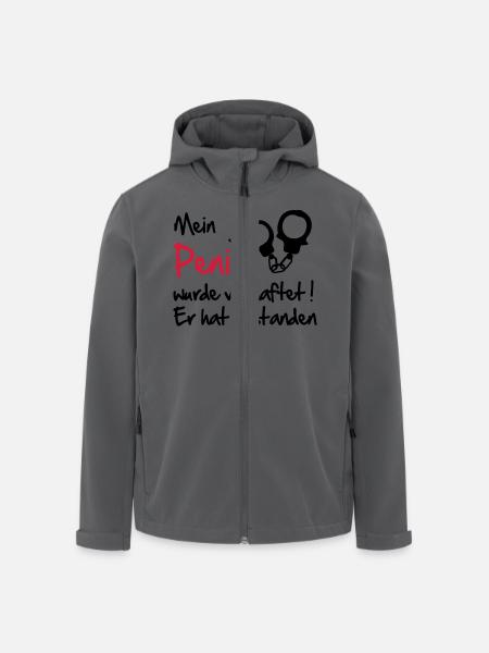 penis - Recycelte Männer Softshell-Jacke von Stanley/Stella - Schwarz