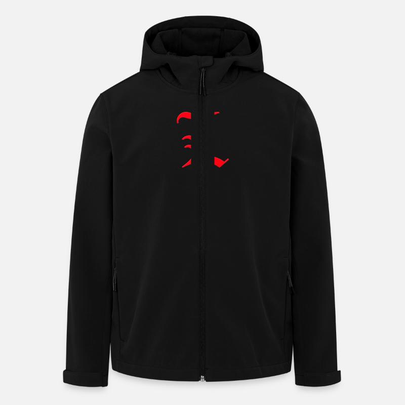 L - Lucifer - Recycelte Männer Softshell-Jacke von Stanley/Stella - Schwarz
