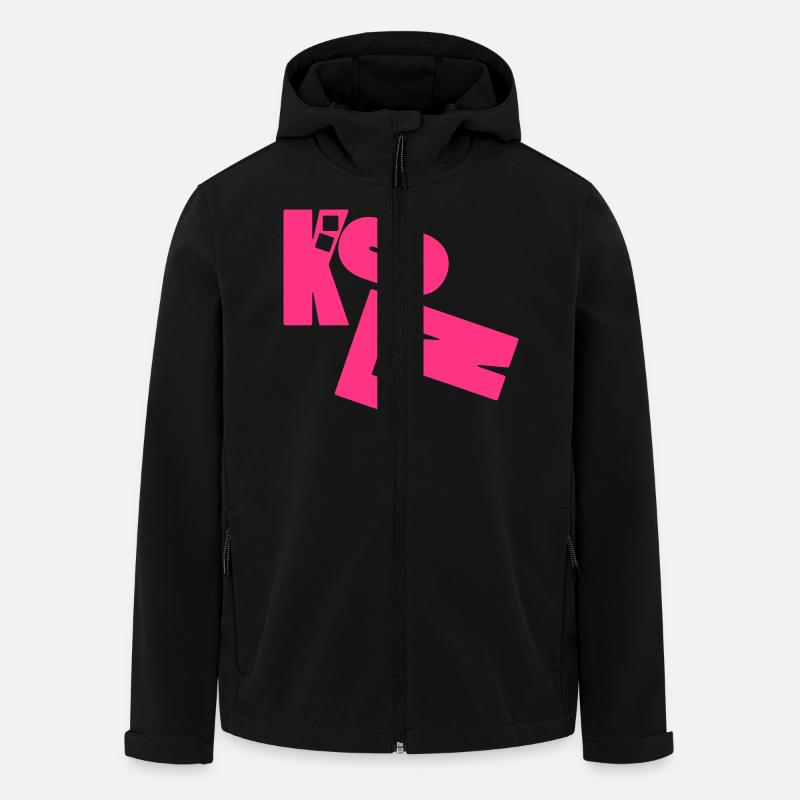 Köln - Recycelte Männer Softshell-Jacke von Stanley/Stella - Schwarz