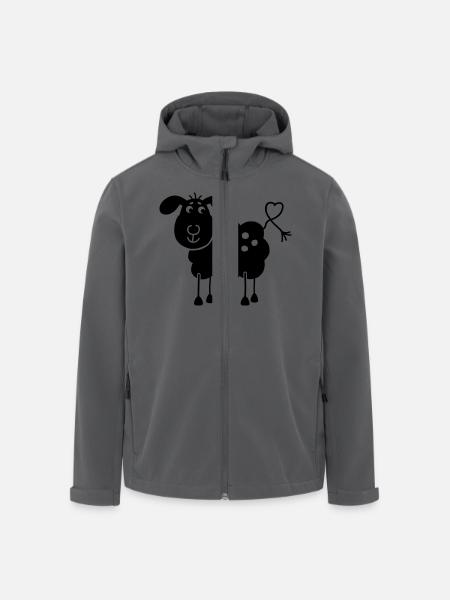 Black Sheep - Men’s Recycled Softshell Jacket by Stanley/Stella - black
