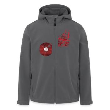 Oiseaux de vinyle - Veste softshell homme en polyester recyclé Stanley/Stella - noir - Devant - AI Model Male 185 light (185cm)