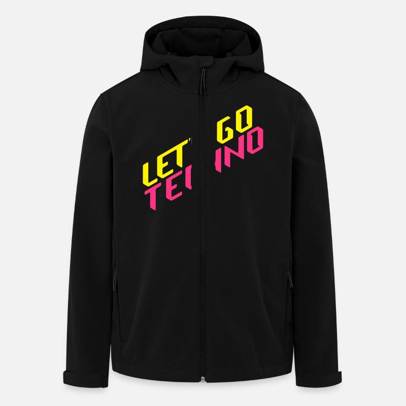 let's go techno - Veste softshell homme en polyester recyclé Stanley/Stella - noir