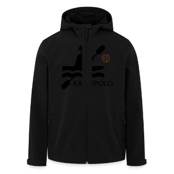 Kanupolo - Veste softshell homme en polyester recyclé Stanley/Stella - noir - Devant - AI Model Male 185 light (185cm)