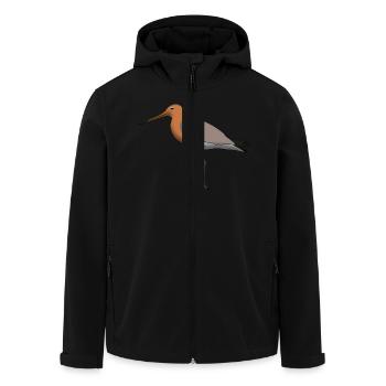 shore snipe - Veste softshell homme en polyester recyclé Stanley/Stella - noir - Devant - AI Model Male 185 light (185cm)
