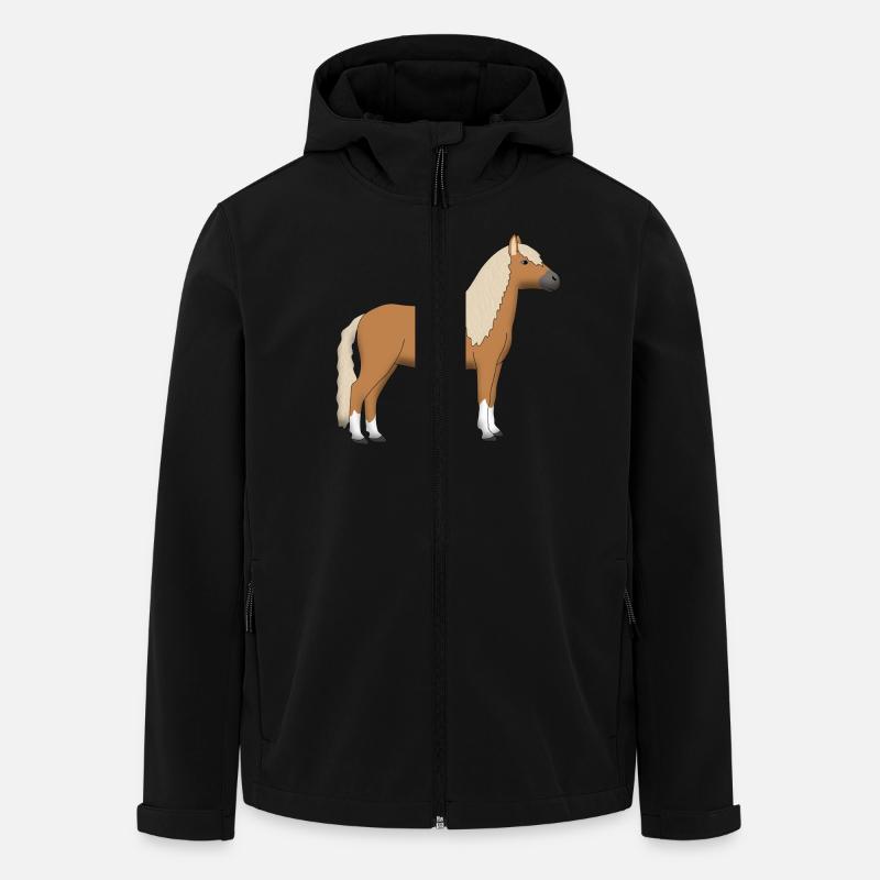 Haflinger - Men’s Recycled Softshell Jacket by Stanley/Stella - black