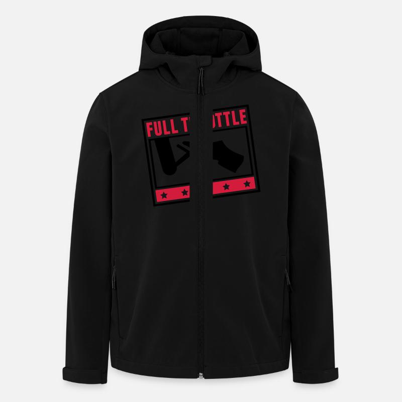 full_throttle_pi2 - Recycelte Männer Softshell-Jacke von Stanley/Stella - Schwarz