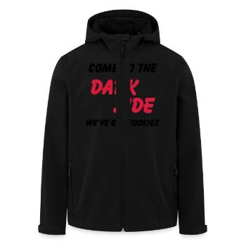Come to the dark side...we've got cookies - Veste softshell homme en polyester recyclé Stanley/Stella - noir - Devant - AI Model Male 185 light (185cm)