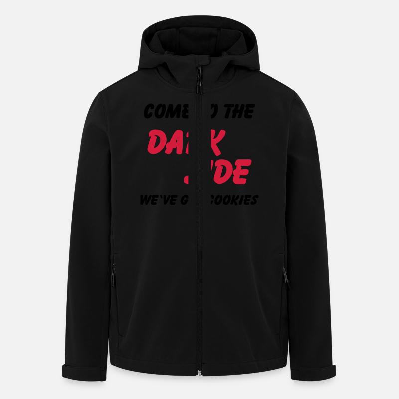 Come to the dark side...we've got cookies - Veste softshell homme en polyester recyclé Stanley/Stella - noir
