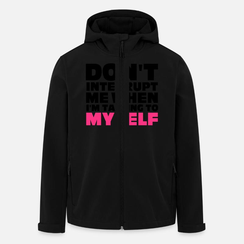 Funny - Recycelte Männer Softshell-Jacke Discoverer von Stanley/Stella - Schwarz