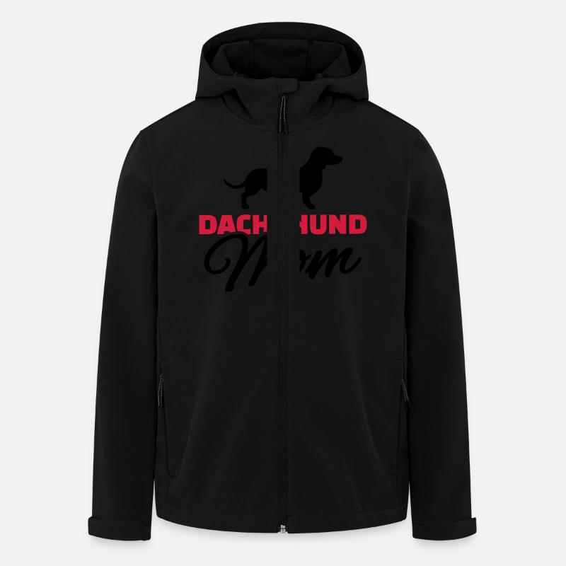Dachshund Mom - Veste softshell homme en polyester recyclé Stanley/Stella - noir