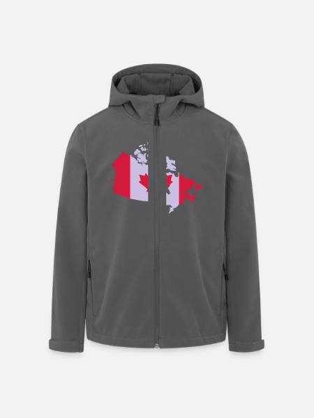 Canada - Men’s Recycled Softshell Jacket by Stanley/Stella - black