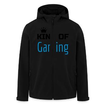 Gaming Gamer Video Game Player Geek - Men’s Recycled Softshell Jacket by Stanley/Stella - black - Front - AI Model Male 185 light (185cm)