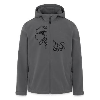 nerd geek corne lunettes intelligente intelligente - Veste softshell homme en polyester recyclé Stanley/Stella - noir - Devant - AI Model Male 185 light (185cm)