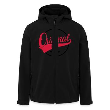 The Original - Das Original - The Remix - Familie - Veste softshell homme en polyester recyclé Stanley/Stella - noir - Devant - AI Model Male 185 light (185cm)