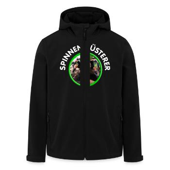 Vogelspinne / Spinnenflüsterer - Recycelte Männer Softshell-Jacke von Stanley/Stella - Schwarz - Vorne - AI Model Male 185 light (185cm)
