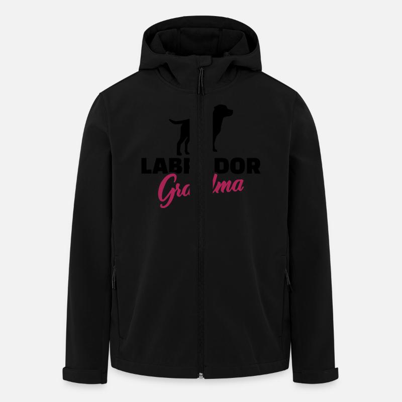 Labrador - Veste softshell homme en polyester recyclé Stanley/Stella - noir