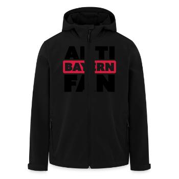 ANTI BAYERN FAN - Recycelte Männer Softshell-Jacke von Stanley/Stella - Schwarz - Vorne - AI Model Male 185 light (185cm)