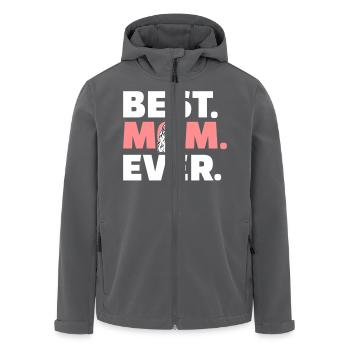 Cocker Spaniel - Veste softshell homme en polyester recyclé Stanley/Stella - charbon - Devant - AI Model Male 185 light (185cm)