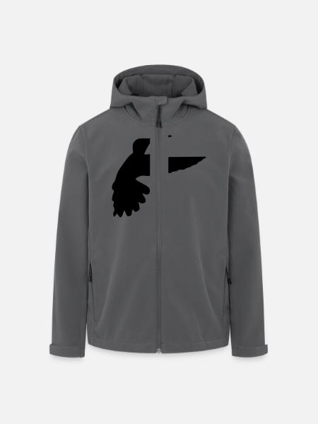 kolibri vogel - Recycelte Männer Softshell-Jacke von Stanley/Stella - Schwarz