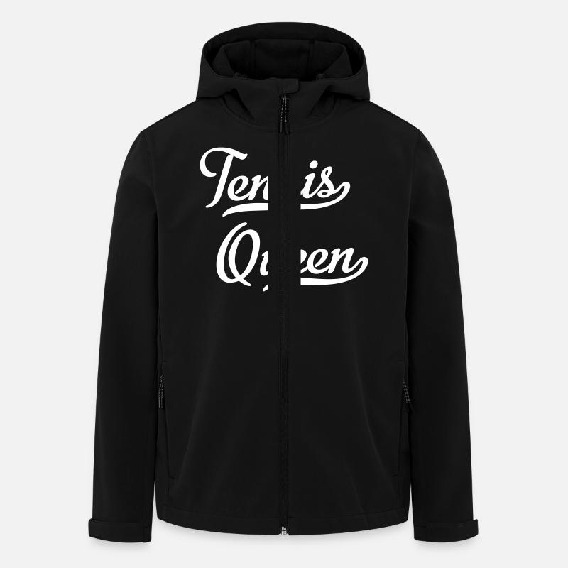 Tennis Queen - Men’s Recycled Softshell Jacket by Stanley/Stella - black