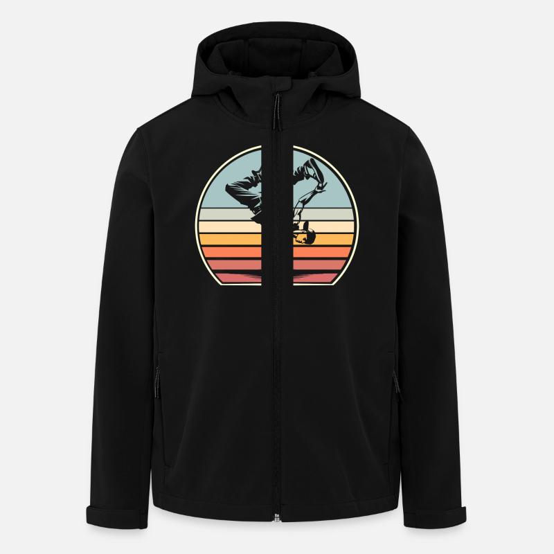 Breakdancing - Men’s Recycled Softshell Jacket by Stanley/Stella - black