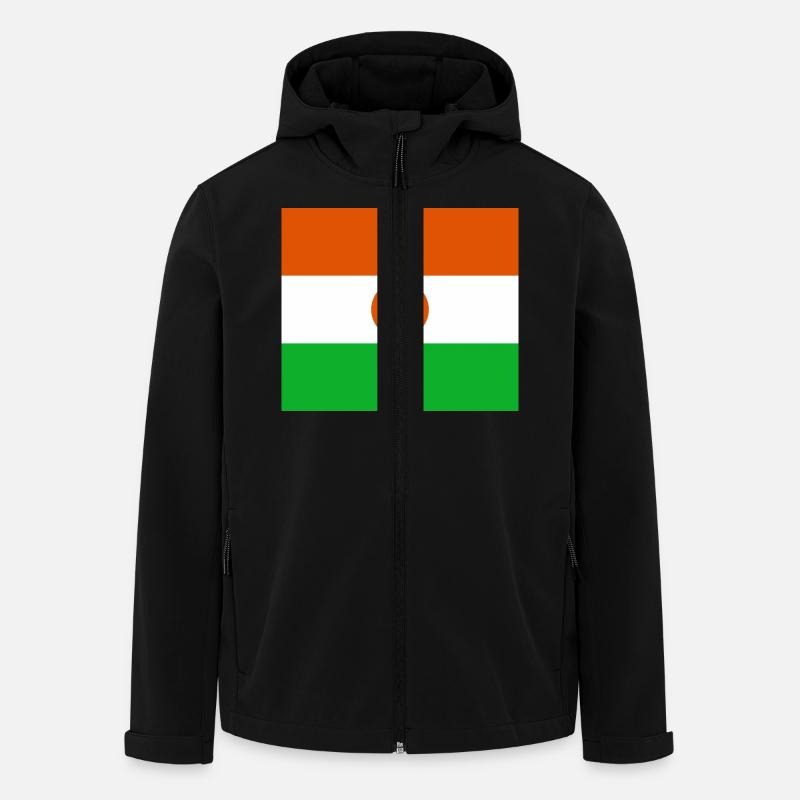 Niger - Recycelte Männer Softshell-Jacke von Stanley/Stella - Schwarz