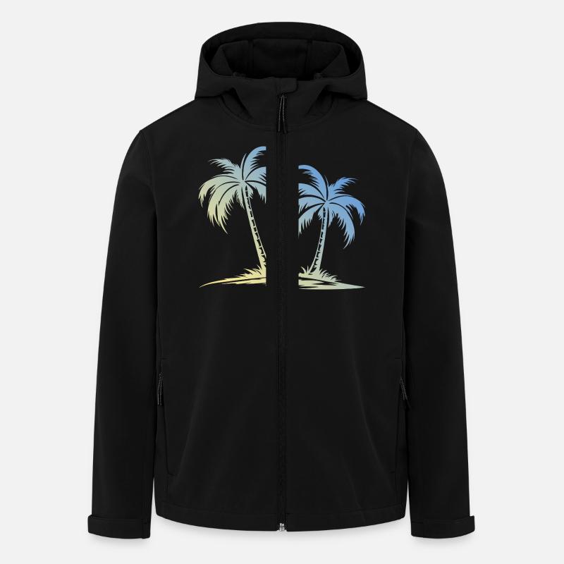 Palm Island - Men’s Recycled Softshell Jacket by Stanley/Stella - black