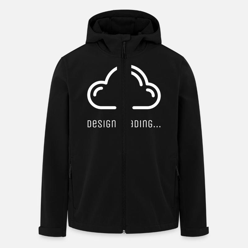 Design Loading - Men’s Recycled Softshell Jacket by Stanley/Stella - black