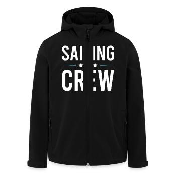 Sailing Crew - Recycelte Männer Softshell-Jacke von Stanley/Stella - Schwarz - Vorne - AI Model Male 185 light (185cm)