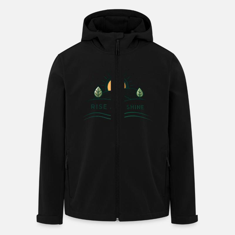 Rise and Shine - Men’s Recycled Softshell Jacket by Stanley/Stella - black