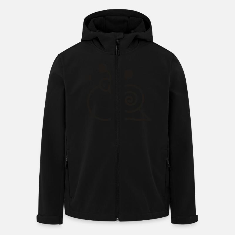 snegge - Recycelte Männer Softshell-Jacke von Stanley/Stella - Schwarz