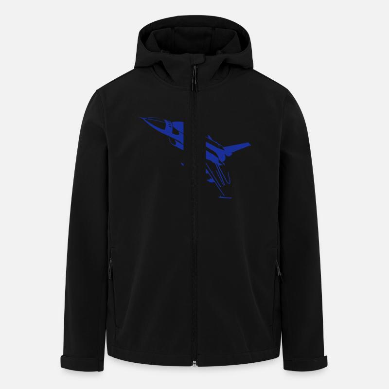 F16 - Veste softshell homme en polyester recyclé Stanley/Stella - noir