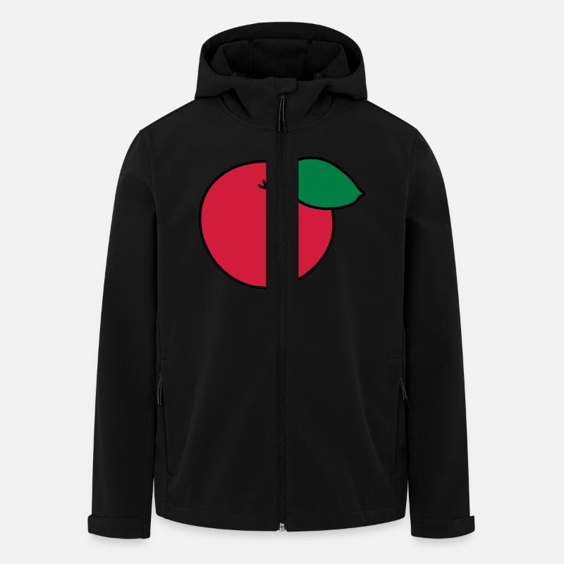 Apple - Men’s Recycled Softshell Jacket by Stanley/Stella - black