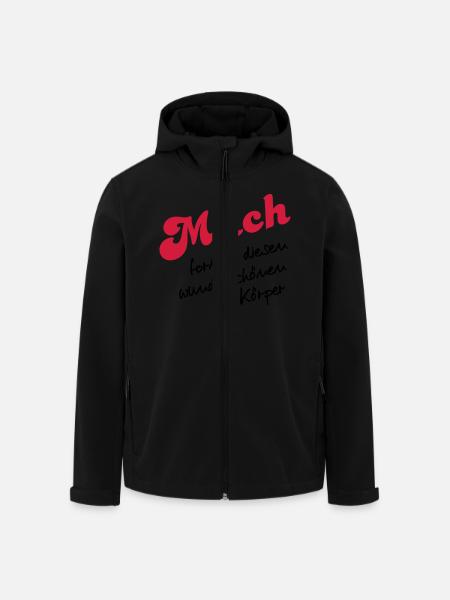 Milch - Recycelte Männer Softshell-Jacke von Stanley/Stella - Schwarz