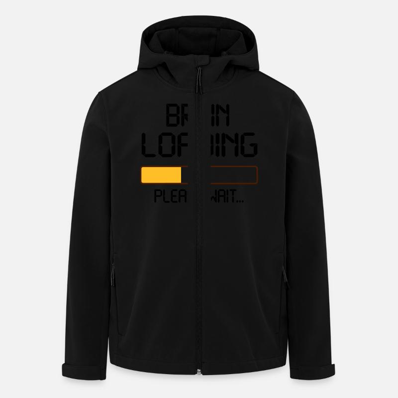 brain loading - Recycelte Männer Softshell-Jacke Discoverer von Stanley/Stella - Schwarz