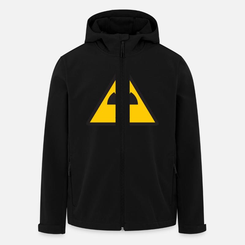 nuclear - Men’s Recycled Softshell Jacket by Stanley/Stella - black