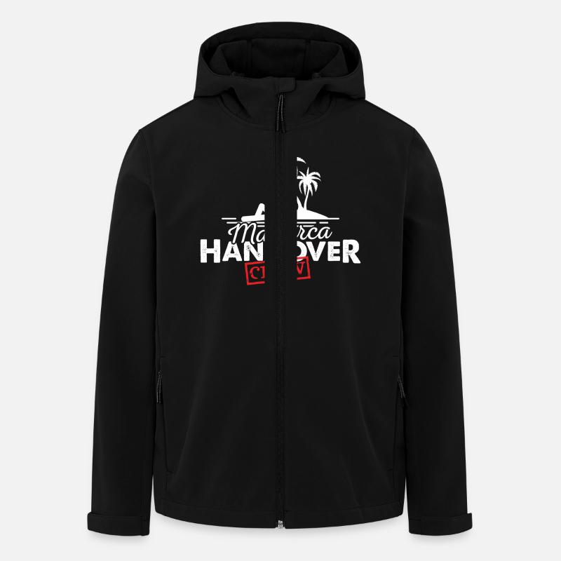 Mallorca Hangover Crew Malle - Recycelte Männer Softshell-Jacke von Stanley/Stella - Schwarz
