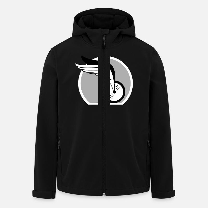 Baiker - Recycelte Männer Softshell-Jacke von Stanley/Stella - Schwarz