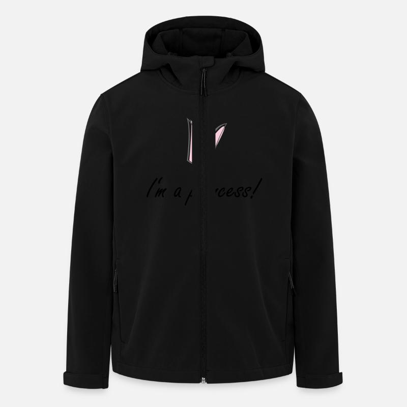 I'm a princess! - Recycelte Männer Softshell-Jacke von Stanley/Stella - Schwarz