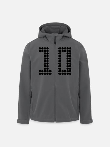 10 - Recycelte Männer Softshell-Jacke von Stanley/Stella - Schwarz