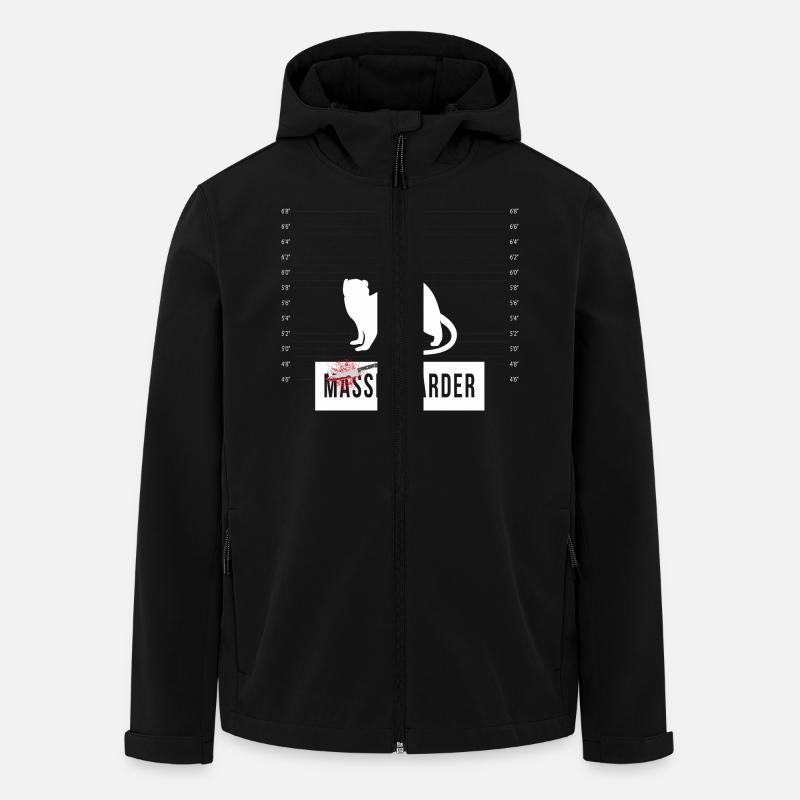 Massenmarder Marder - Massenmörder - Men’s Recycled Softshell Jacket by Stanley/Stella - black