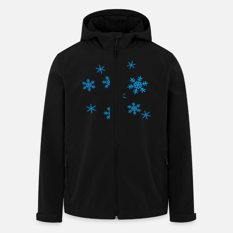 Schnee - Recycelte Männer Softshell-Jacke von Stanley/Stella - Schwarz